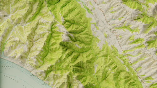 3D USGS Topo Map in Blender